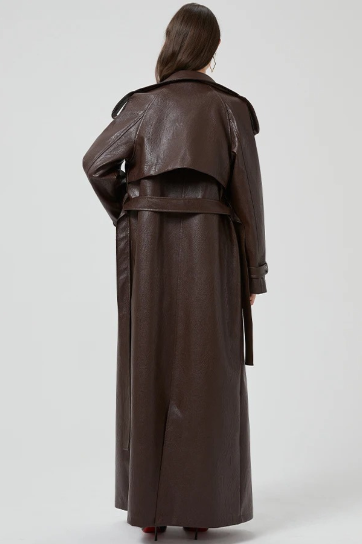 Lorelai Leather Trench