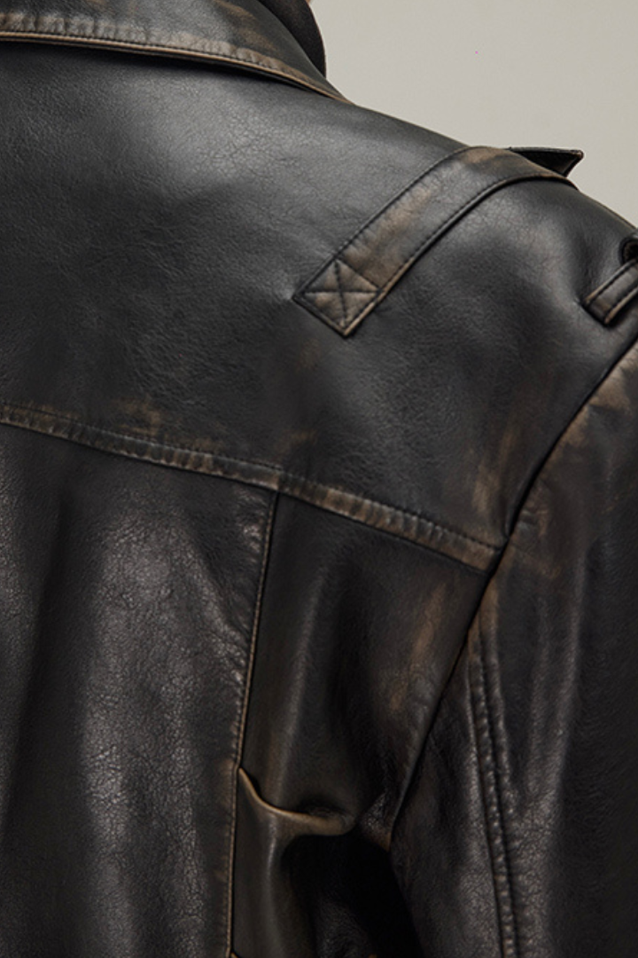 Berlin Over Leather Trench