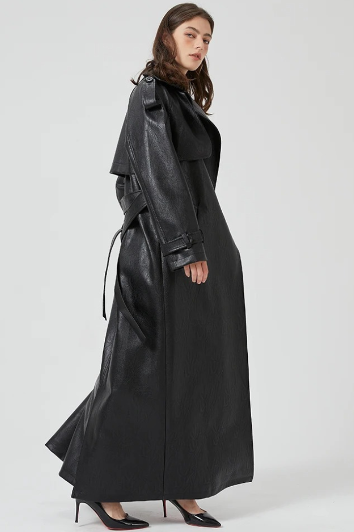 Lorelai Leather Trench