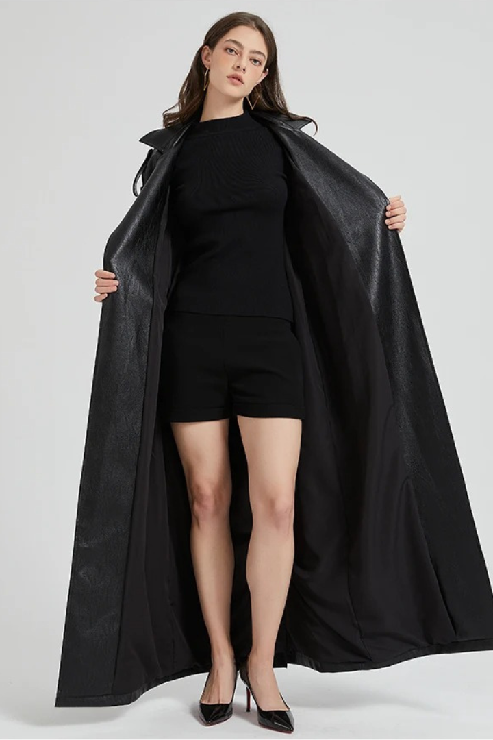 Lorelai Leather Trench