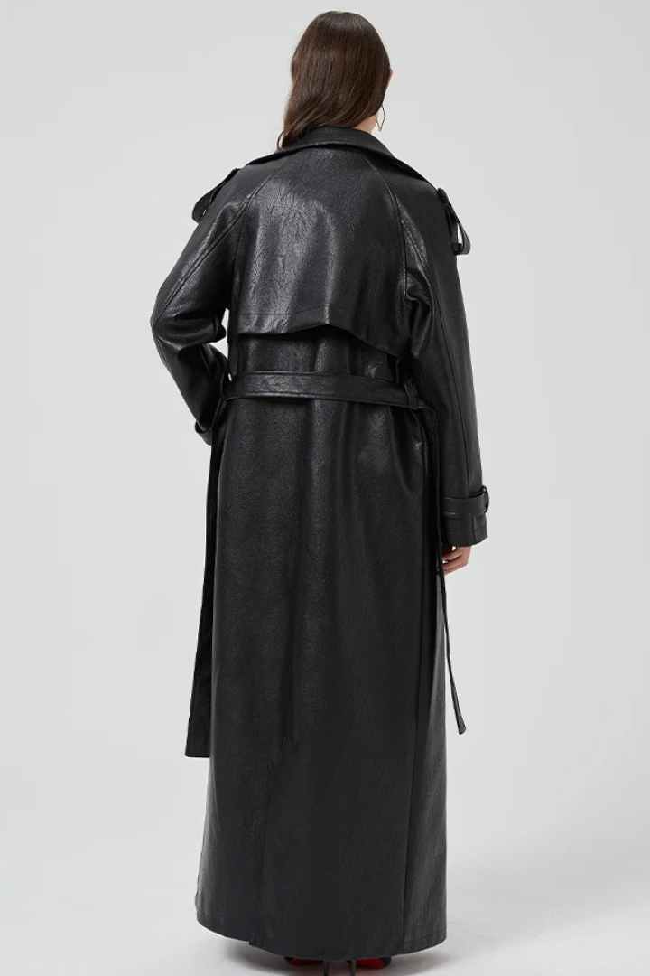 Lorelai Leather Trench