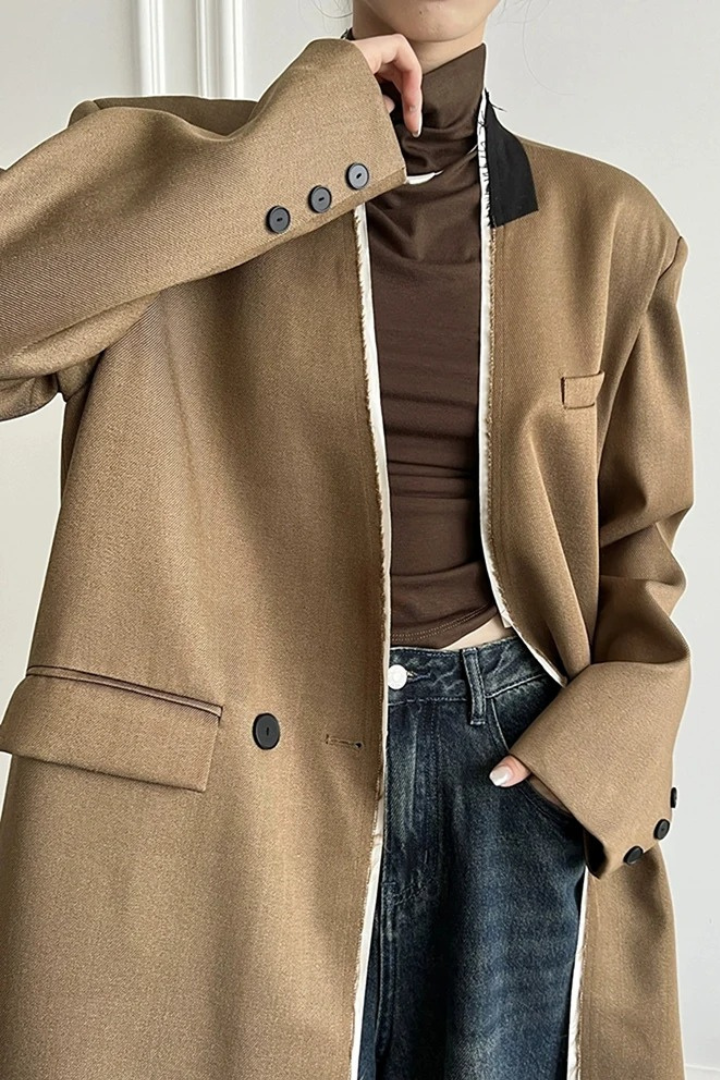 Mina Coat Double-Breasted