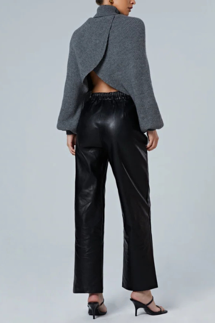 Asymmetrical Crop Sweater