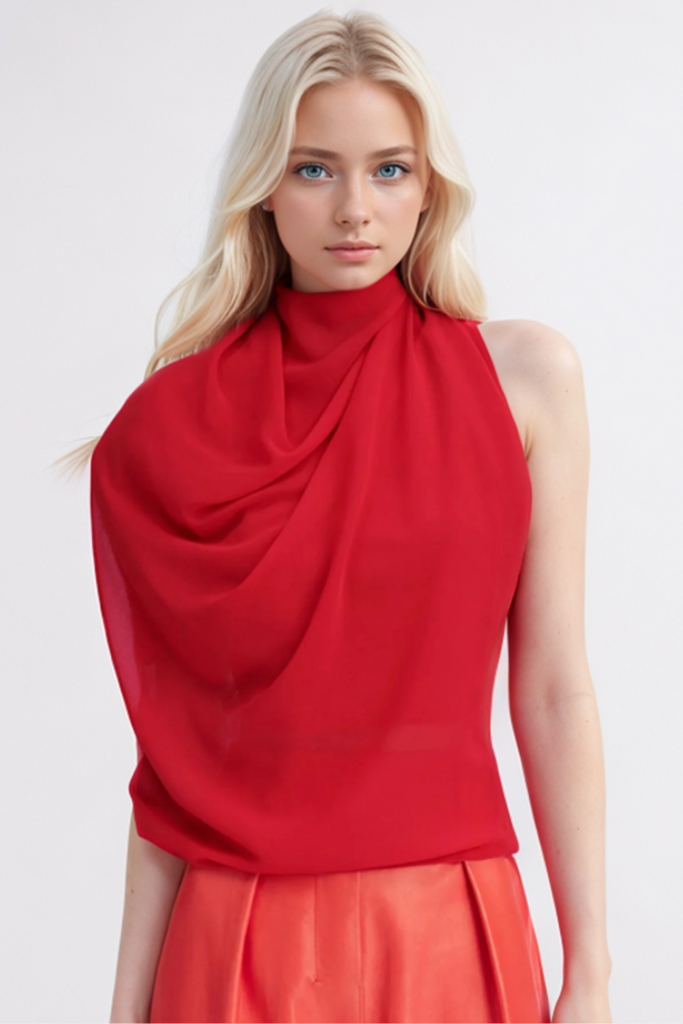 top-crop-oneshoulder-red-black-woman-outfit-