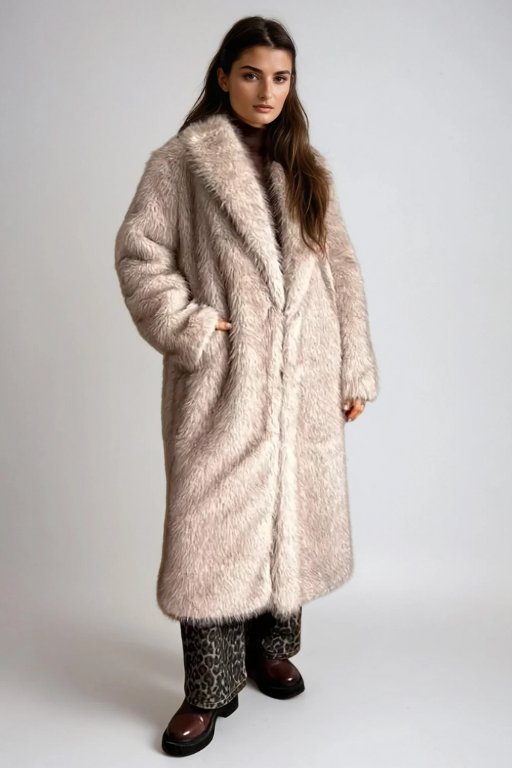 Elys Long Fur Coat