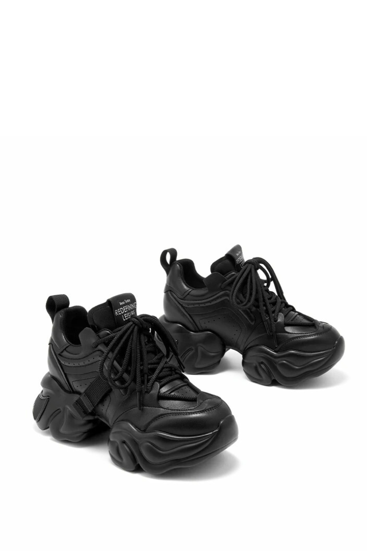 Platform Calfskin Sneakers