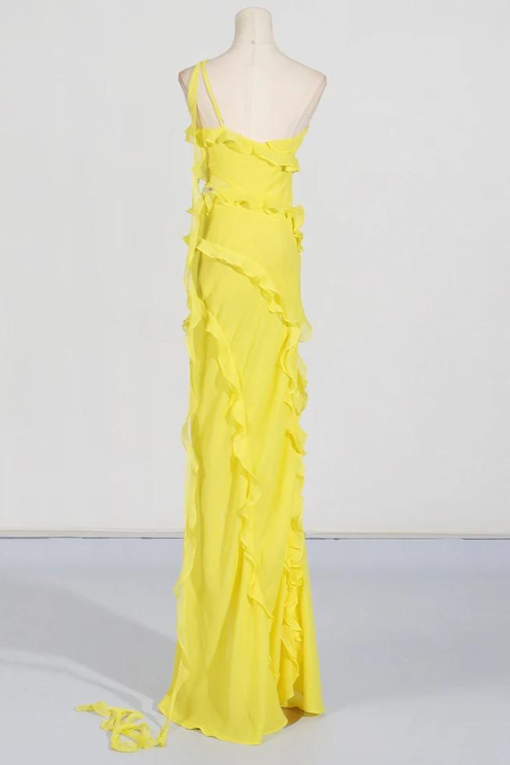 Long Dress Ruffle