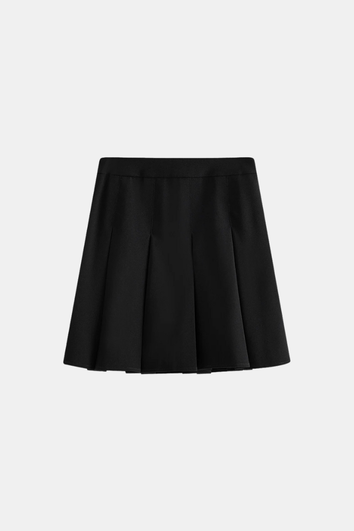 Pleated Miniskirt