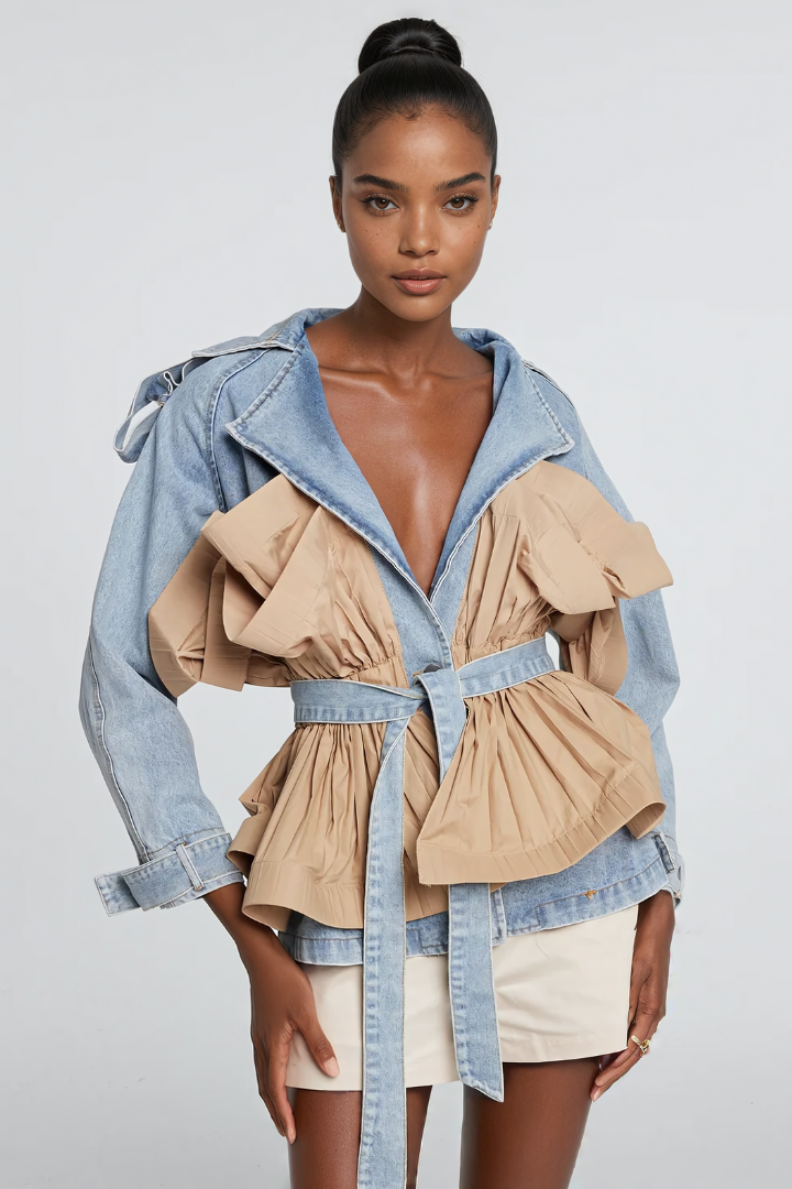 Crop Trench Denim