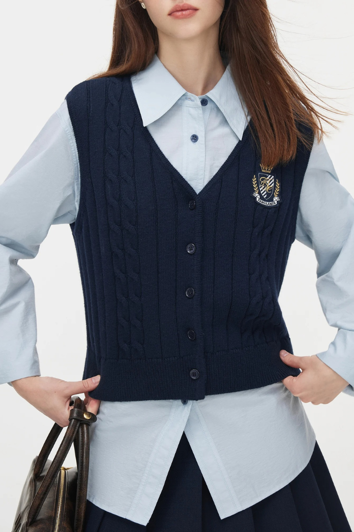 Wool Collage Gilet