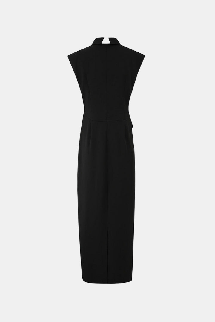 Midi Dress With Tie Detail